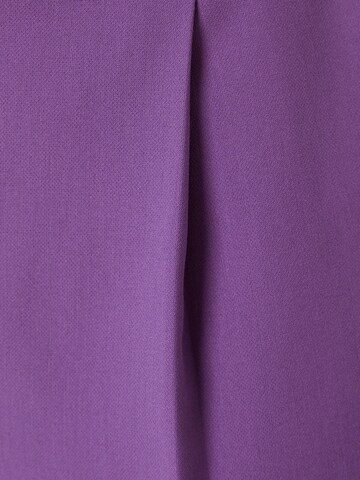 Wide Leg Pantalon à pince Bershka en violet
