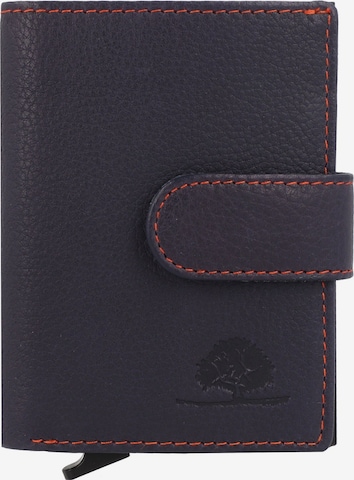 GREENBURRY Portemonnaie 'Kings Nappa' in Blau: Vorderseite