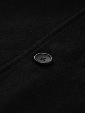 TOM TAILOR Men + Winterjas in Zwart