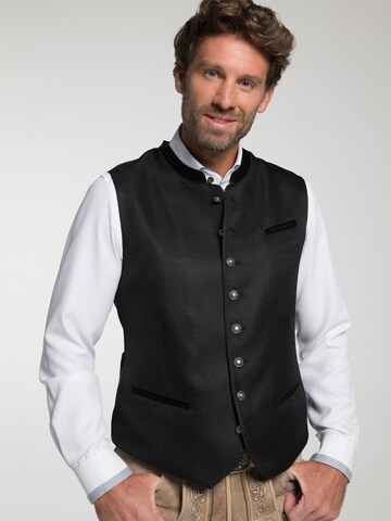 Gilet folklorique SPIETH & WENSKY en noir : devant