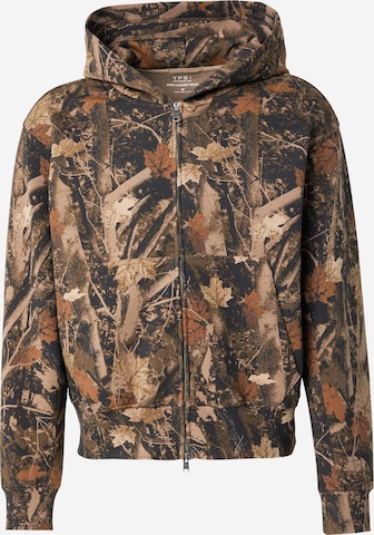 Abercrombie & Fitch Collegetakki värissä vihreä: etupuoli