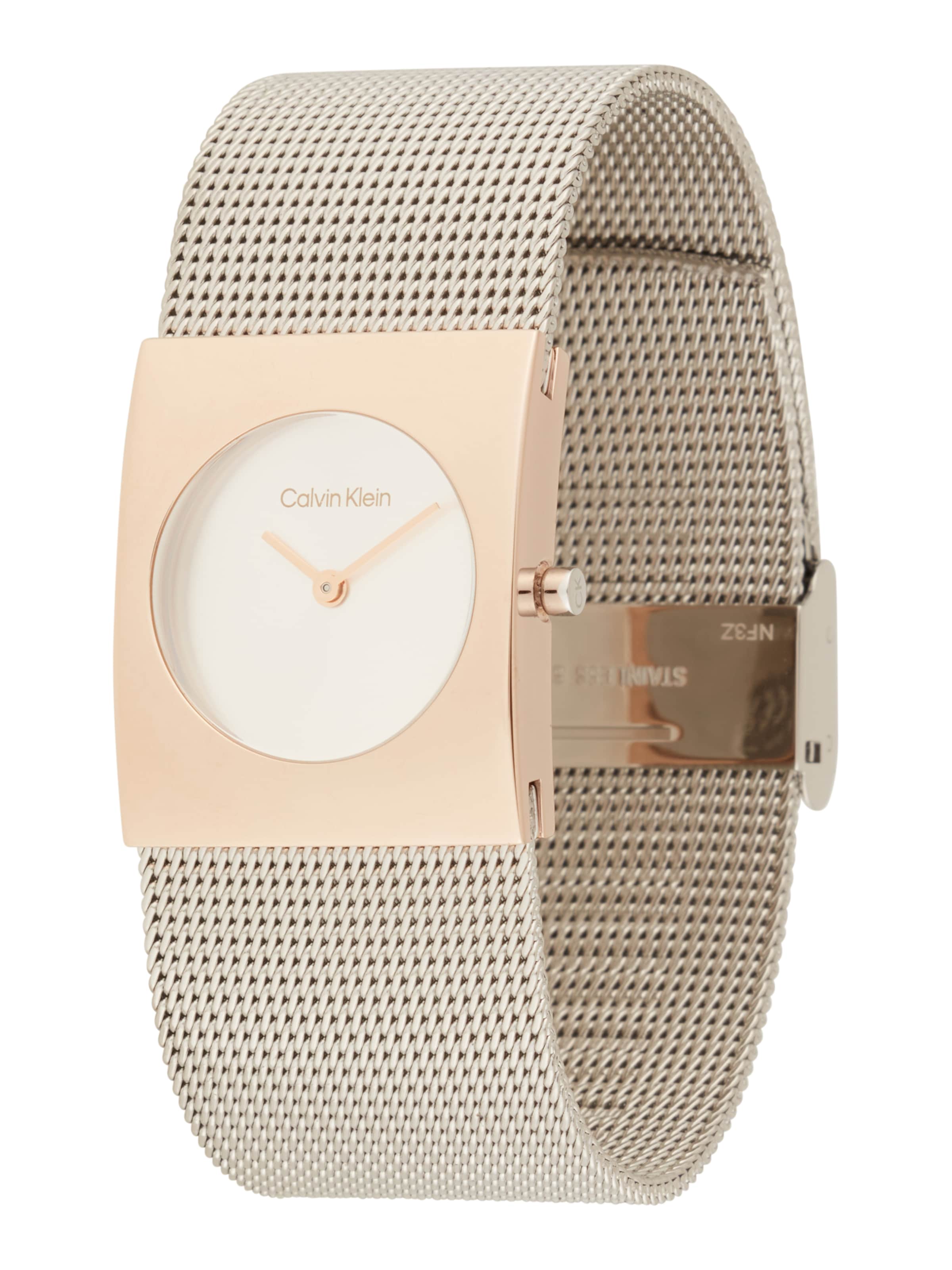 Calvin Klein Analogové hodinky 'PULSE' – stříbrná: přední strana