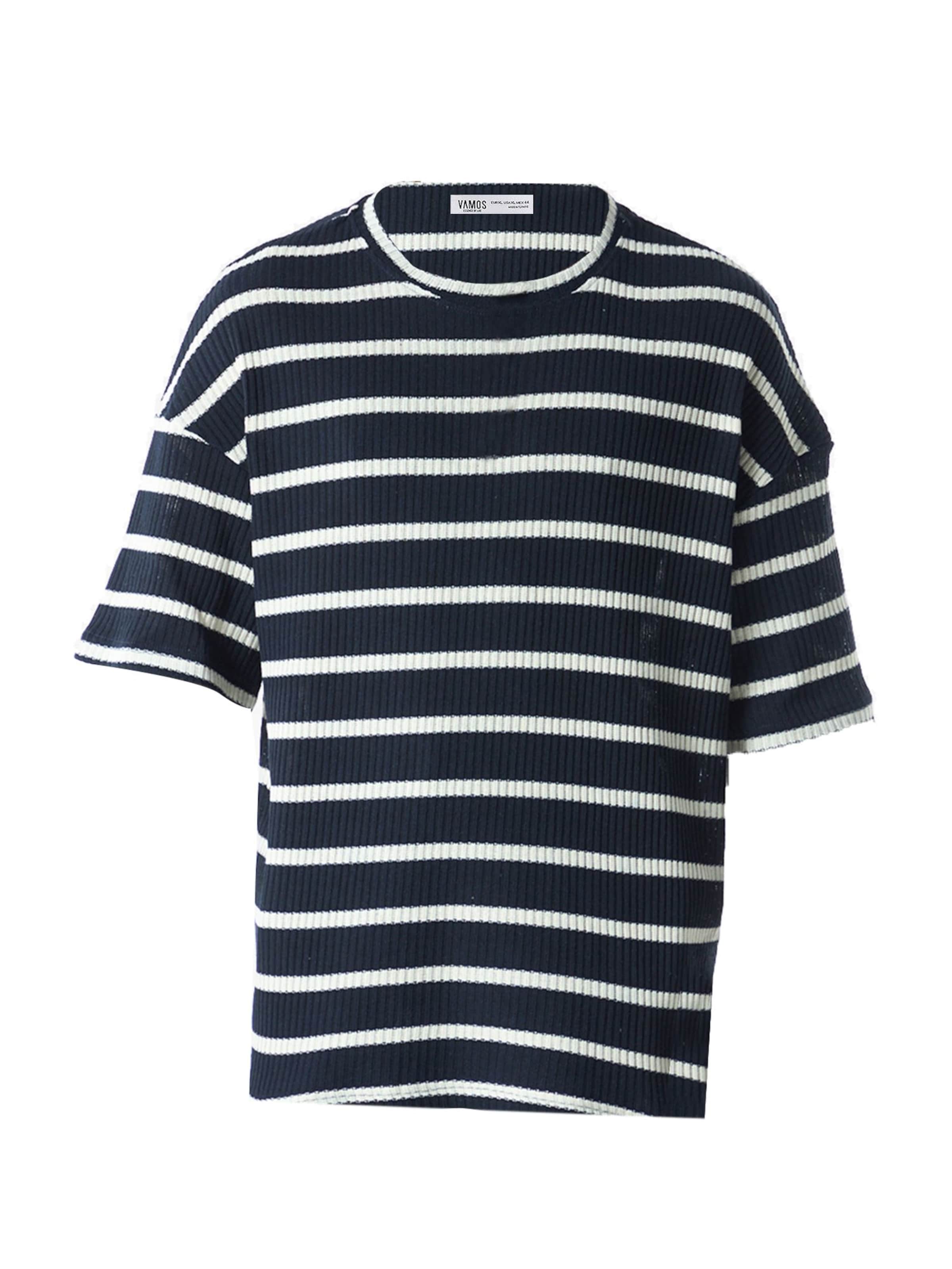 VAMOS CLO Tričko – modrá: přední strana