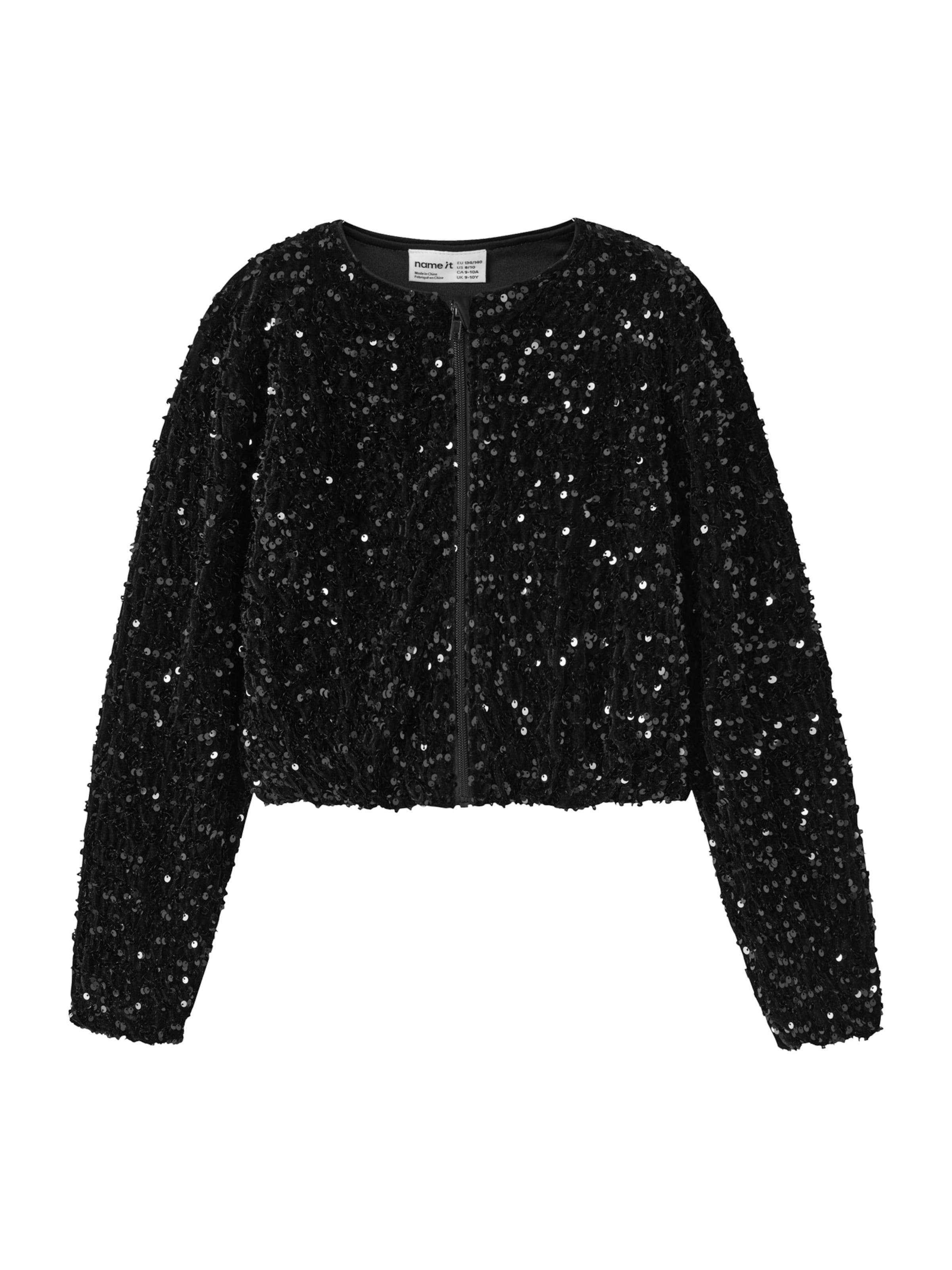 NAME IT - Chaqueta de entretiempo 'NKFRUNICA' en negro: frente