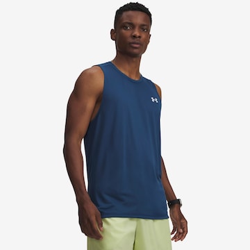 UNDER ARMOUR Sporttop in Blau: Vorderseite