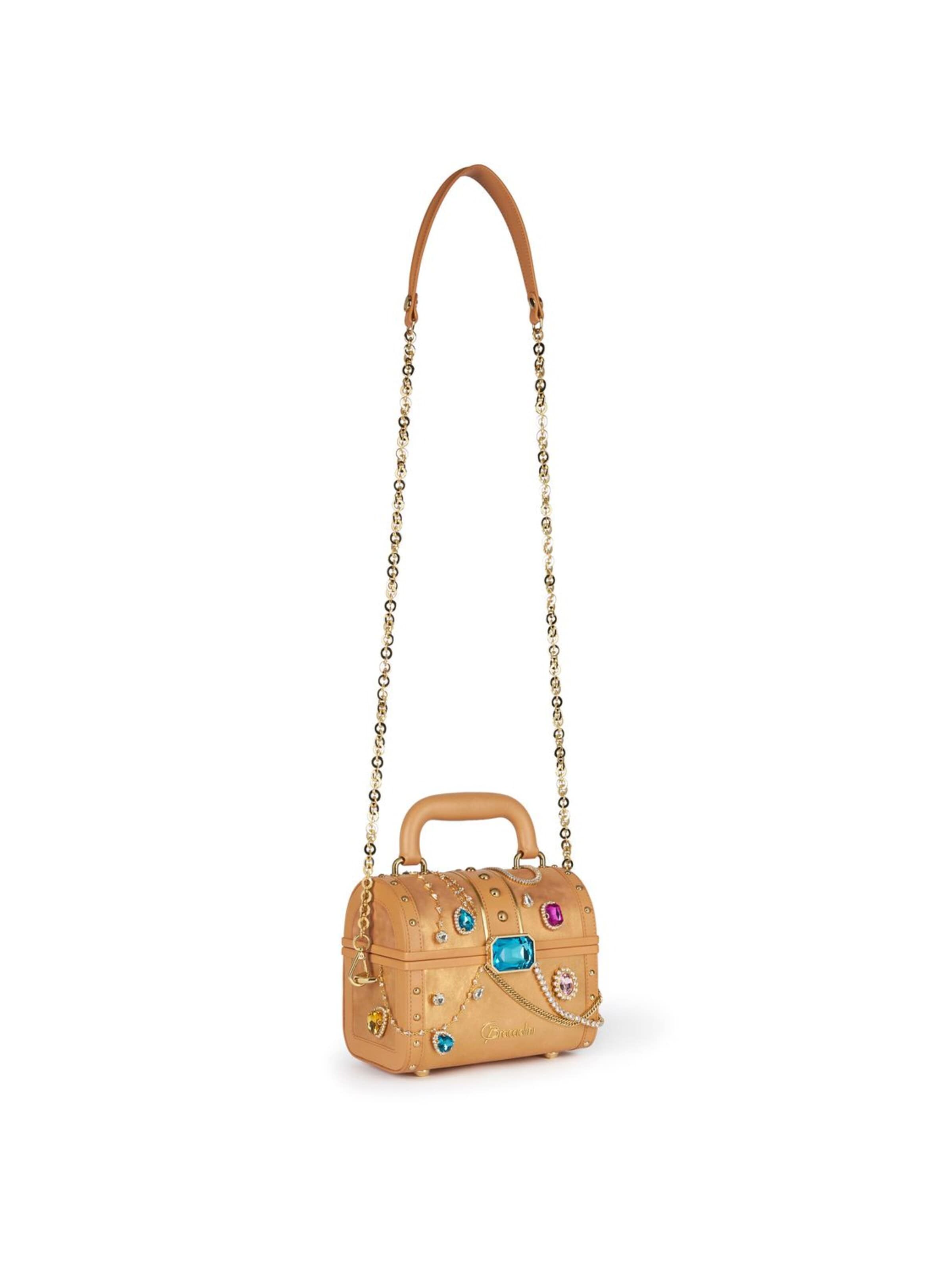Braccialini - Bolso de mano 'Tema Scrigno' en marrón