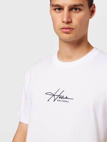 T-Shirt HOLLISTER en blanc