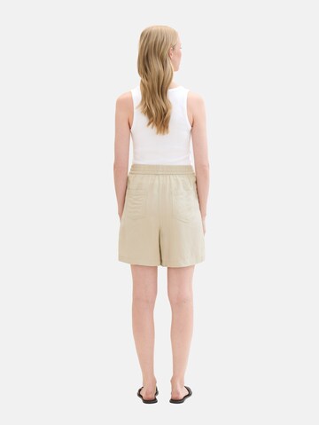 TOM TAILOR Regular Broek in Beige