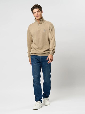 U.S. POLO ASSN. Pullover 'Brison' i beige