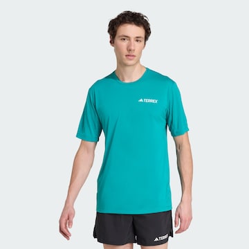 T-Shirt fonctionnel 'Xperior' ADIDAS TERREX en vert : devant