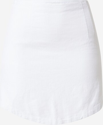 Abercrombie & Fitch Rok in Wit: voorkant