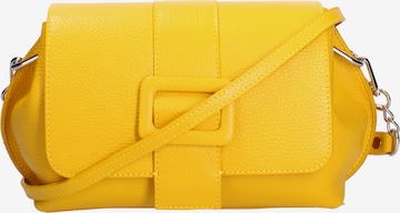 Borsa a spalla di Roberta Rossi in giallo: frontale