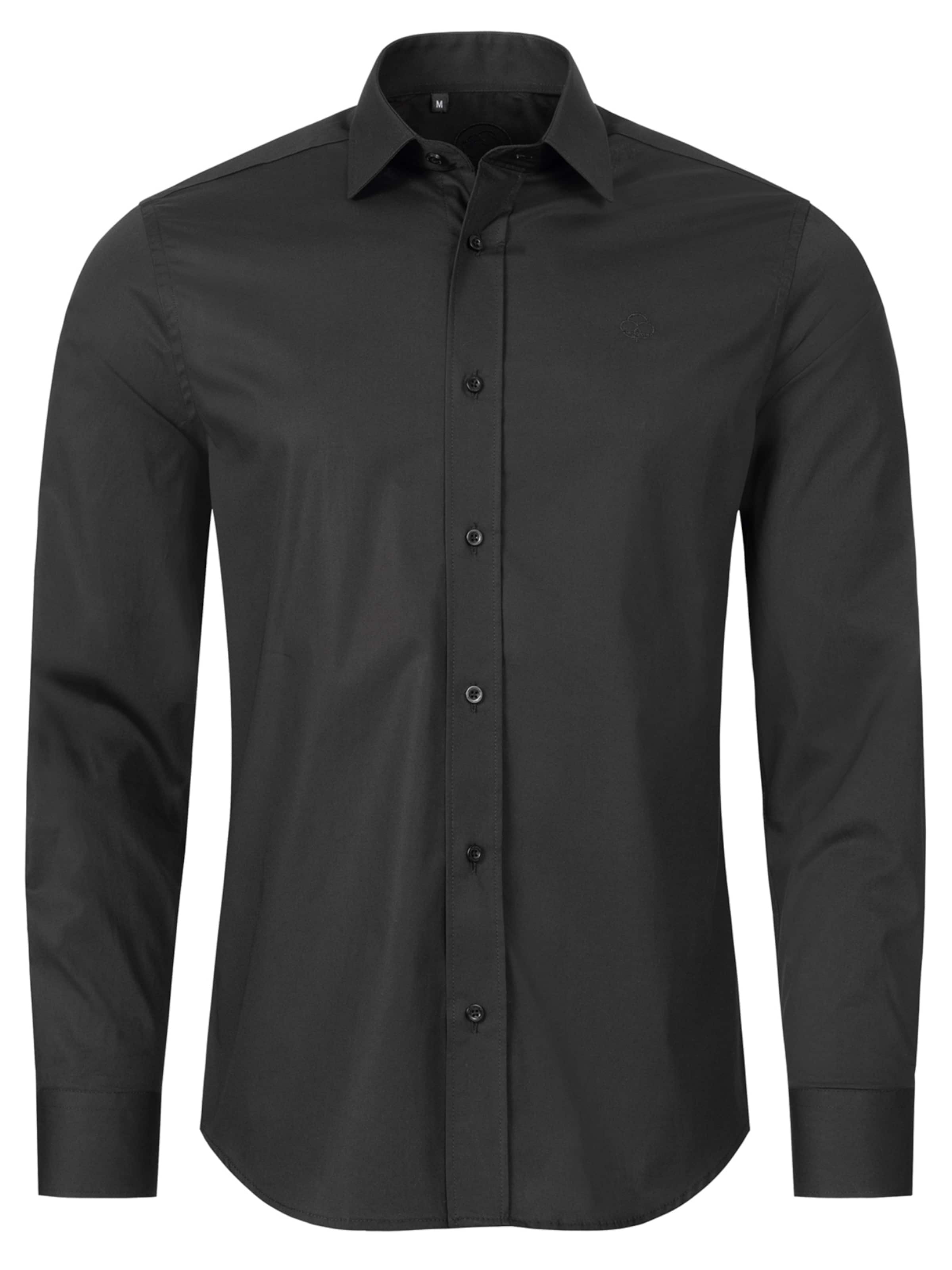 Indumentum Hemd in Schwarz: Vorderseite