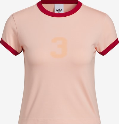 ADIDAS ORIGINALS Paita 'GRAPHIC RINGER BABY' koossa XS värissä aprikoosi / roosa / punainen, Tuotenäkymä