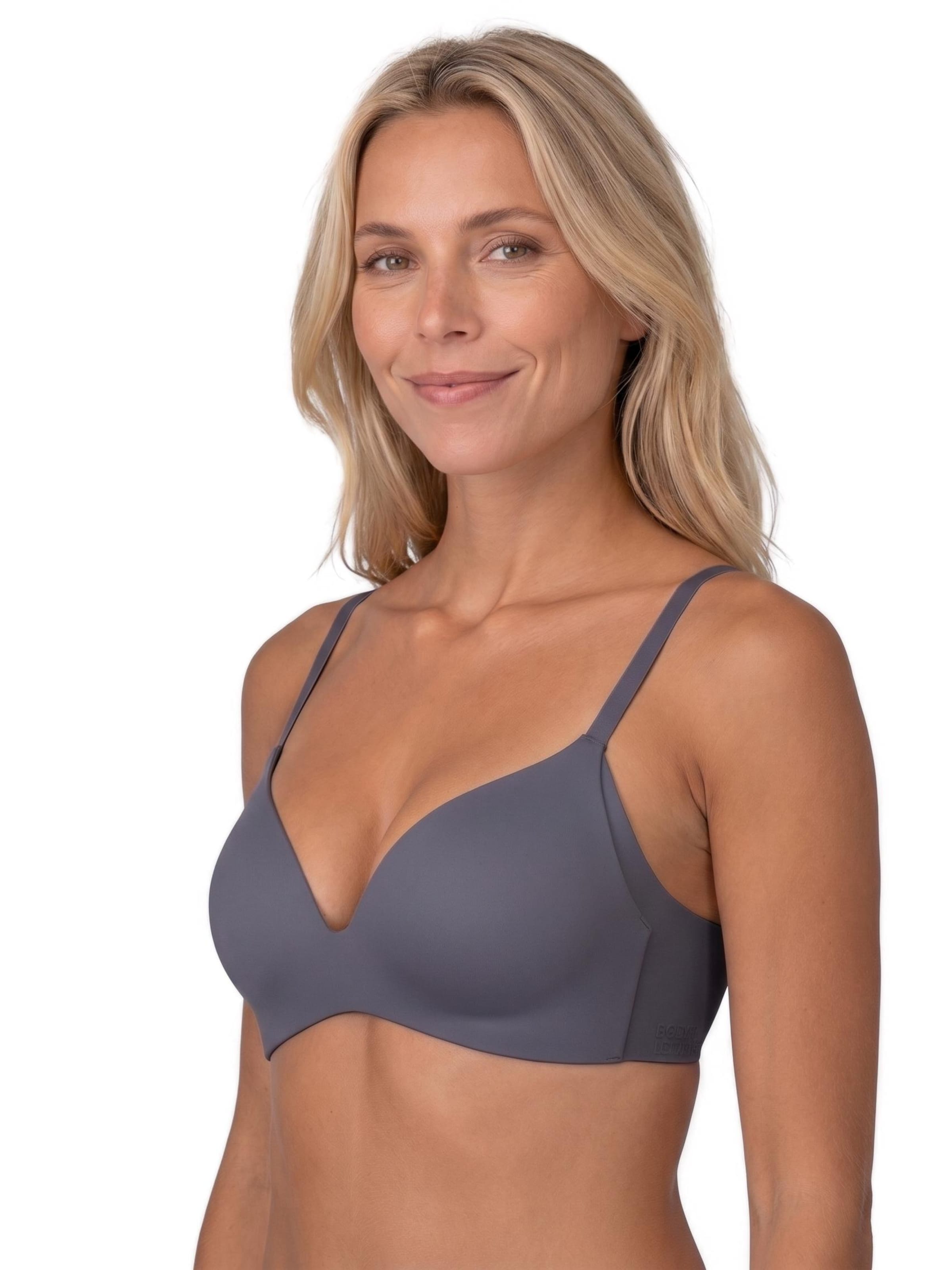 Royal Lounge Intimates T-shirt Bra 'Royal Delite' in Grey