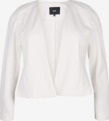 Blazer 'MADDIE' Zizzi en blanc : devant