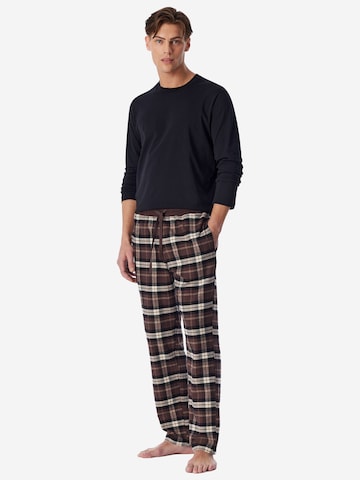 Pantalon de pyjama ' Mix Relax ' SCHIESSER en marron