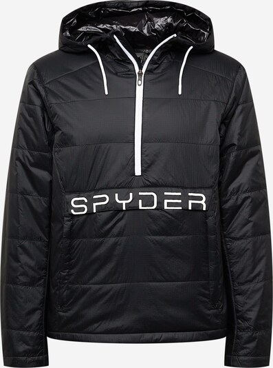 Spyder Outdoorjas in de kleur Zwart / Wit, Productweergave