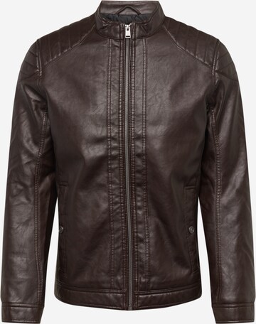 TOM TAILOR Between-season jacket in Brown: front