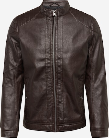 TOM TAILOR Between-Season Jacket in Brown: front