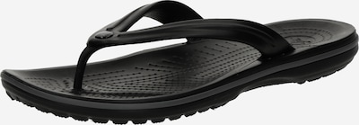 Crocs Zehentrenner in grau / schwarz, Produktansicht