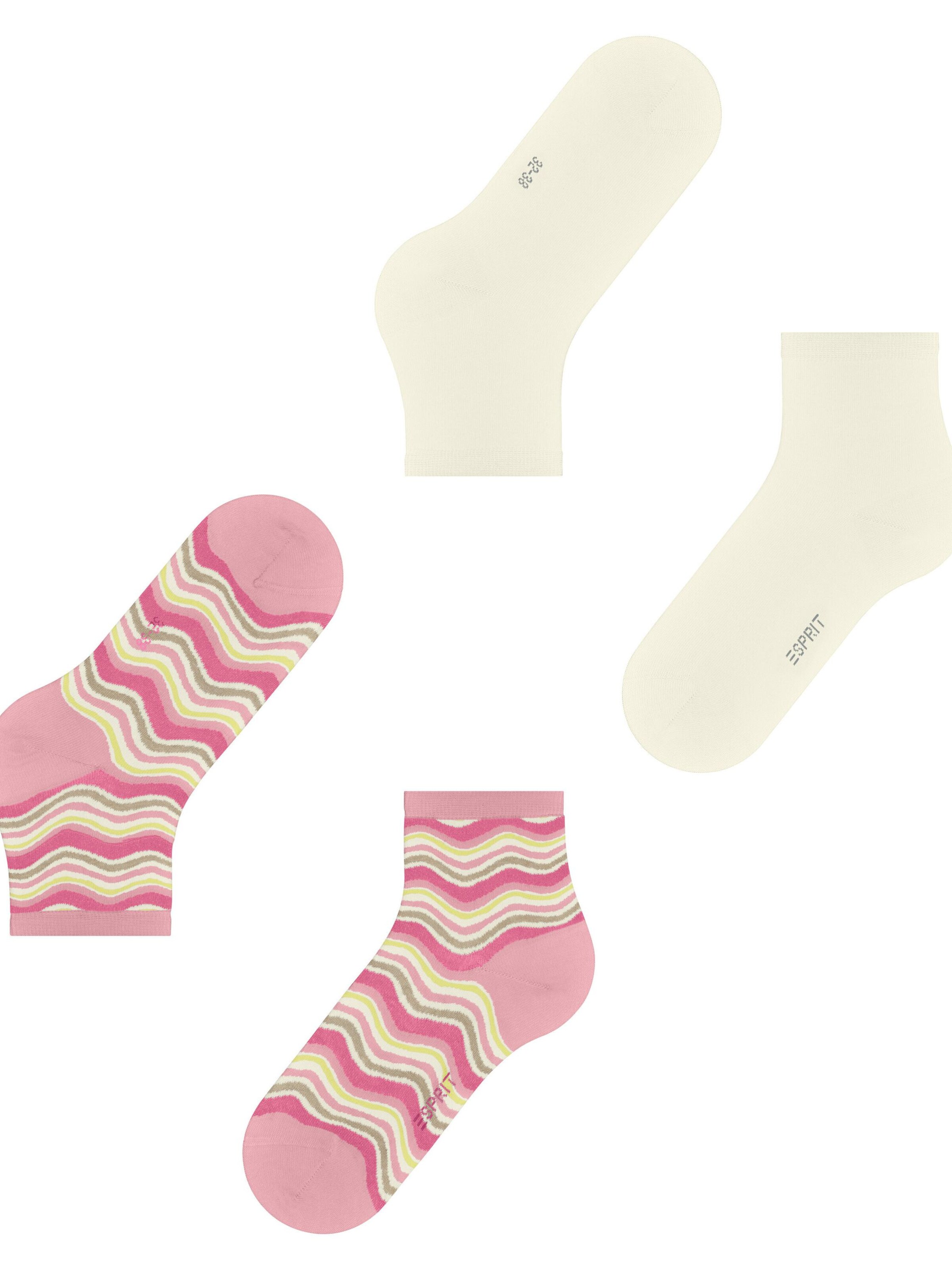 ESPRIT Socks 'Watercolor 2-Pack' in Mixed colors