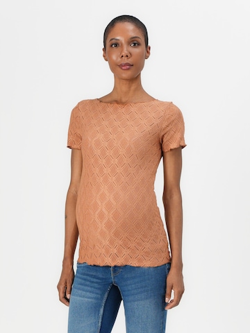 Maglietta 'OLMJunila' di Only Maternity in marrone: frontale