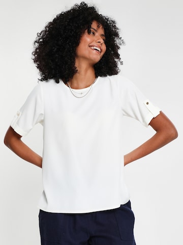 Threadbare Blouse 'Camilla' in White: front