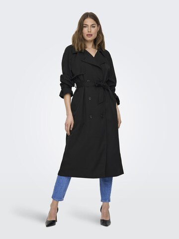 Manteau mi-saison 'Chloe' ONLY en noir : devant