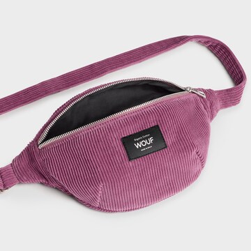 Wouf Fanny Pack 'Corduroy' in Pink