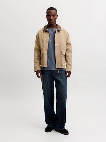 JACK & JONES Shirt 'JJEStar' in Grey