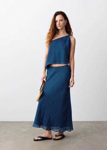 MANGO TEEN Skirt in Blue: front