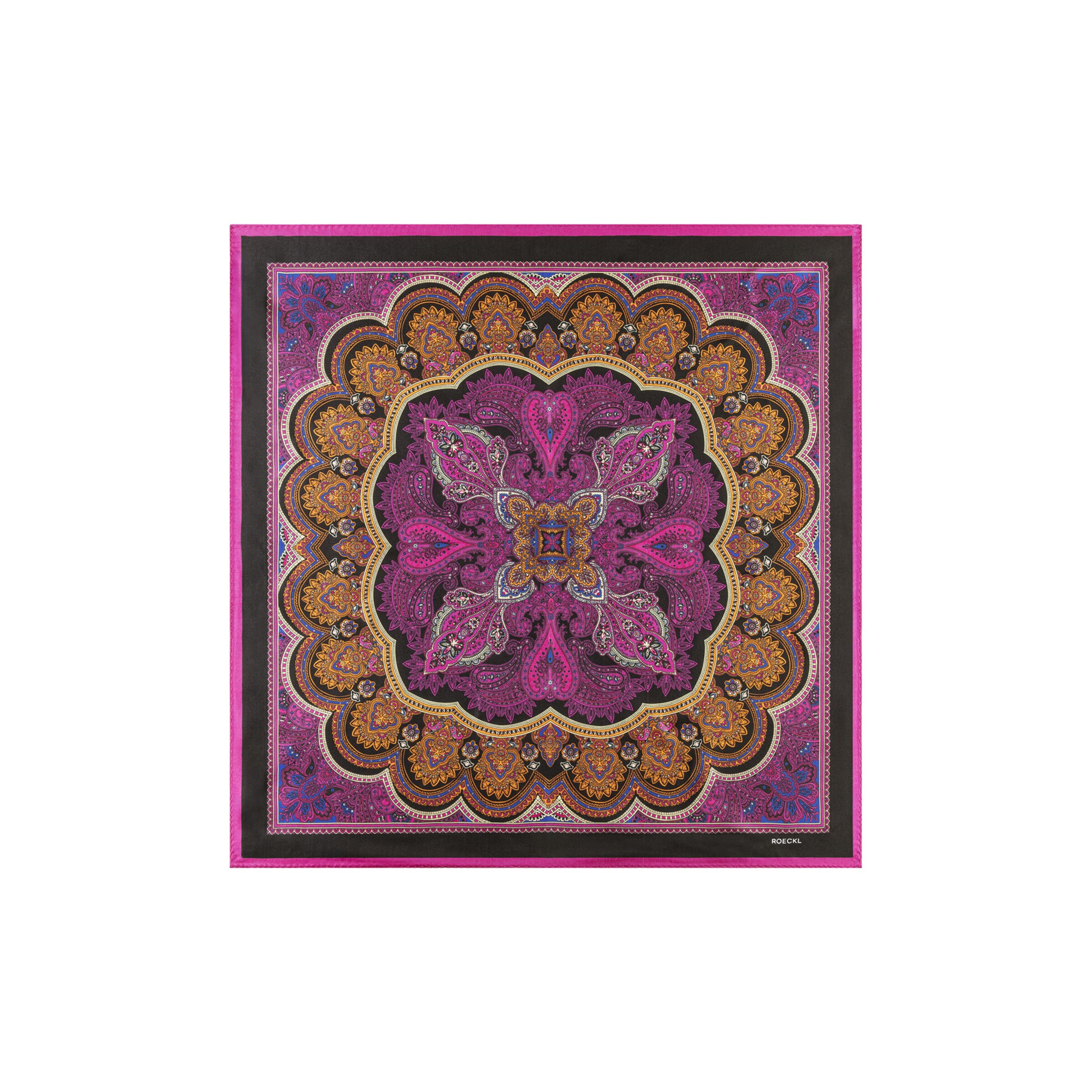Roeckl Shawl 'FINE PAISLEY NICKY' in Pink: front