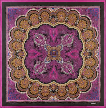 Foulard 'FINE PAISLEY NICKY' Roeckl en rose : devant