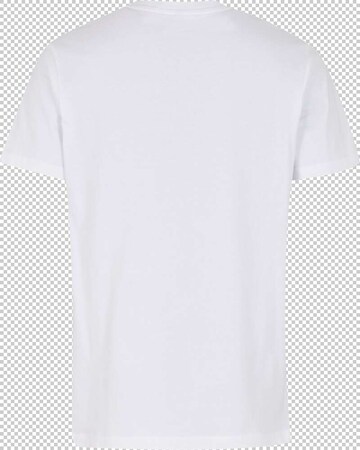 Mister Tee Tričko 'Skull One Line' – bílá