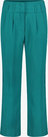 Betty & Co Loose fit Pleat-Front Pants in Green: front