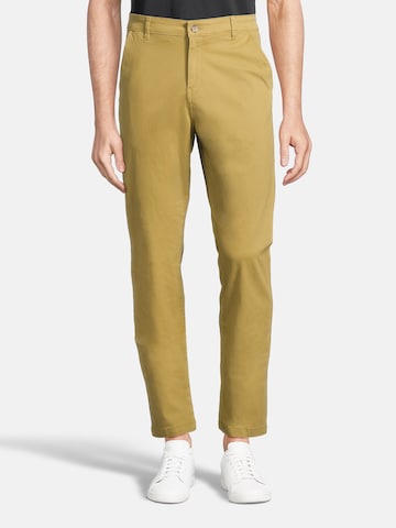 Regular Pantalon chino AÉROPOSTALE en jaune : devant