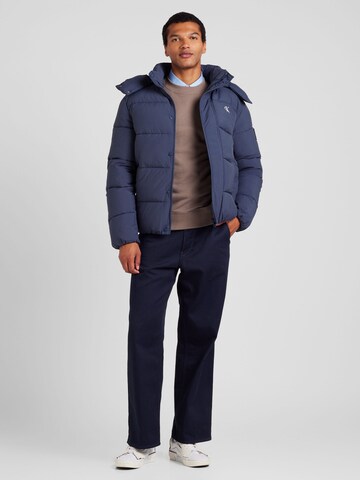 Calvin Klein Jeans Зимняя куртка 'ESSENTIALS' в Синий