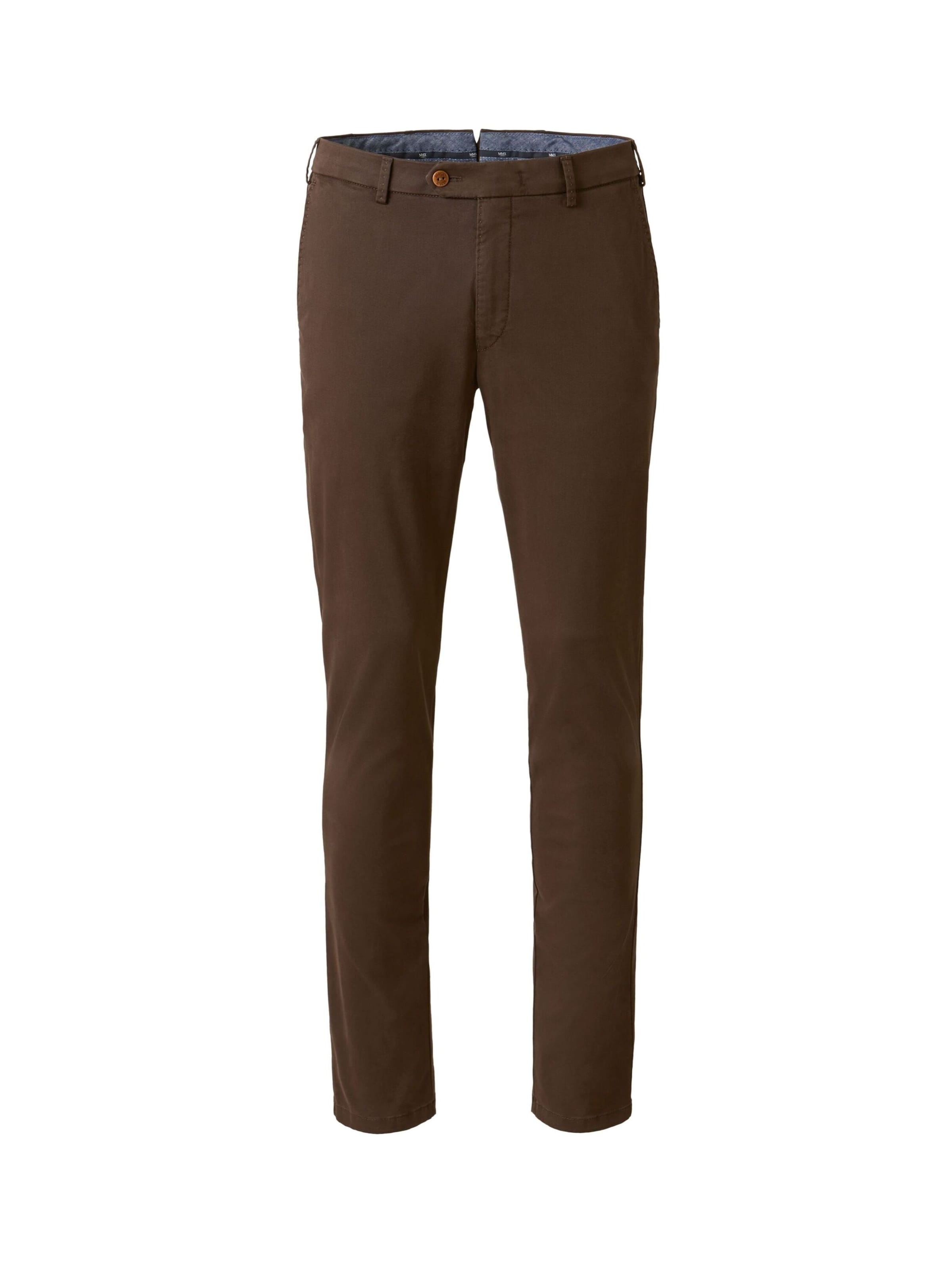 Pantalon chino 'Lupus' MMX Germany en marron : devant