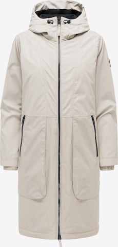 NAVAHOO - Sobretudo meia-estação 'Edelumhang 14' em cinzento: frente