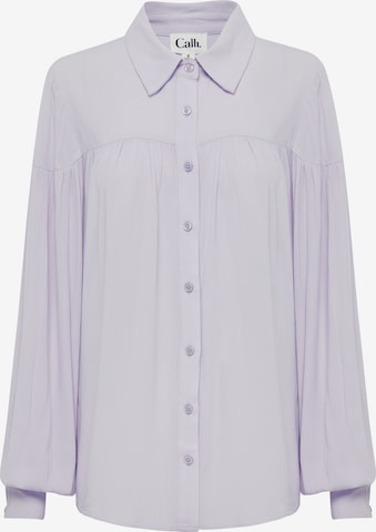 Calli Blouse 'Wiley' in Lila: voorkant