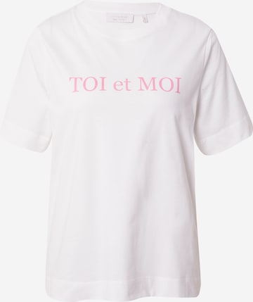 T-shirt Rich & Royal en blanc : devant