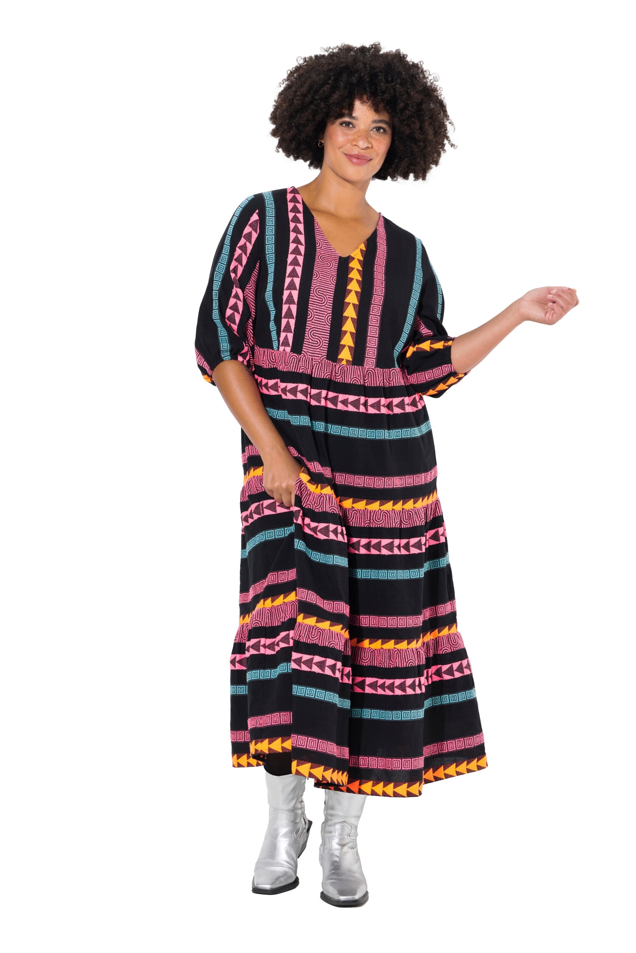 Angel of Style Jurk in Gemengde kleuren: voorkant