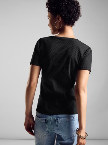 STREET ONE Shirt in Black