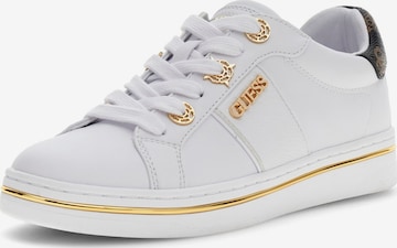 GUESS Nízke tenisky 'STEW' - Biela: predná strana