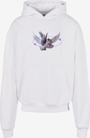 MT Upscale Sweatshirt 'Vive La Liberte' i hvid: forside