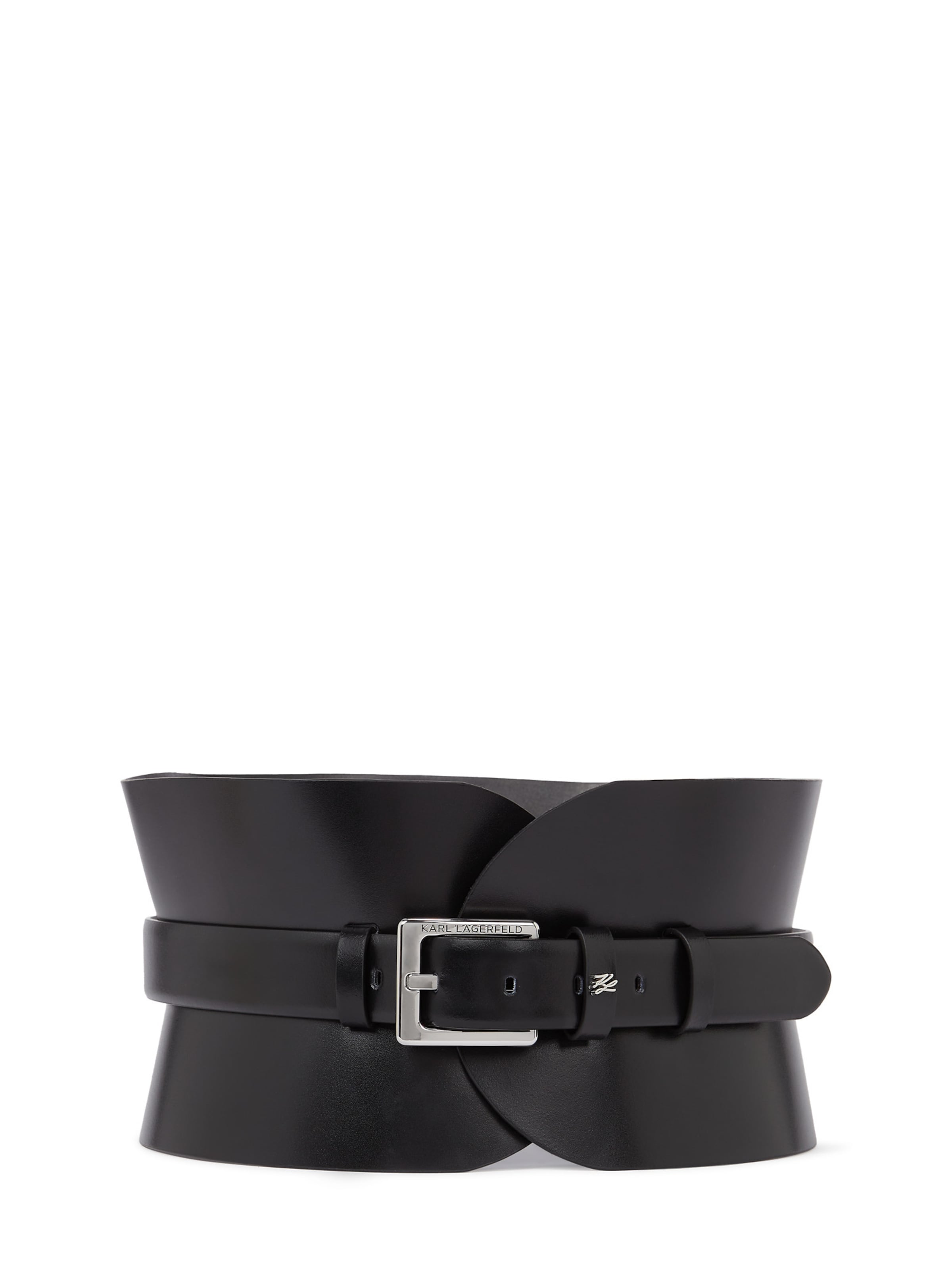 Karl Lagerfeld Opasky 'Essential' - Čierna: predná strana