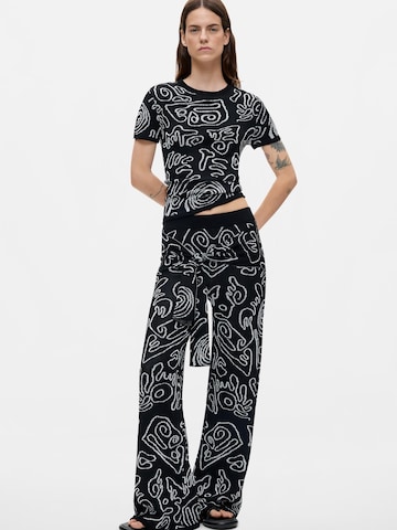 Desigual Wide leg Trousers in Black
