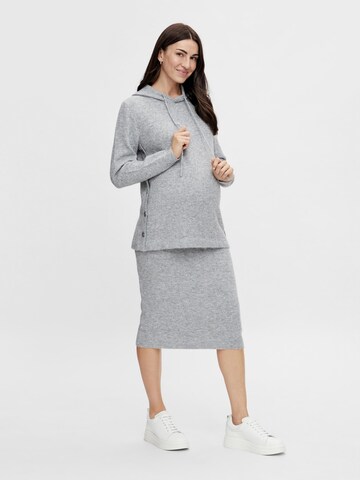MAMALICIOUS Sweater 'Milla' in Grey