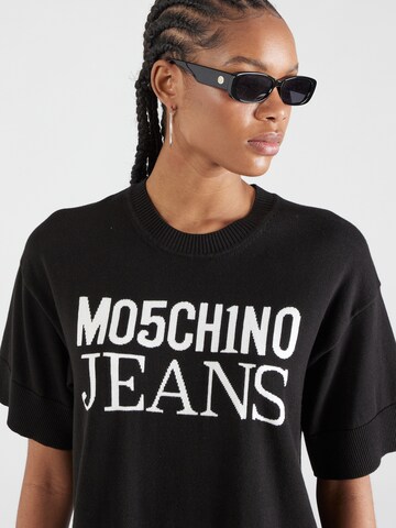 Moschino Jeans - Vestido de punto en negro